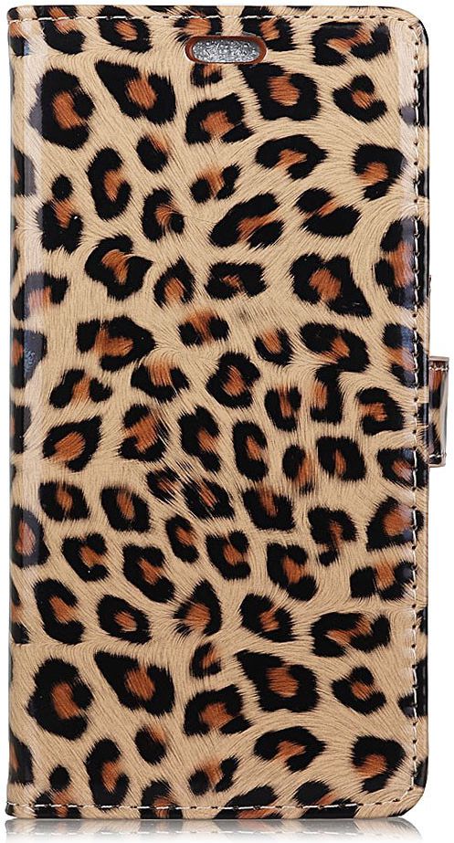 Huawei P Smart Plus Portemonnee Hoesje met Luipaard Print afbeelding 1