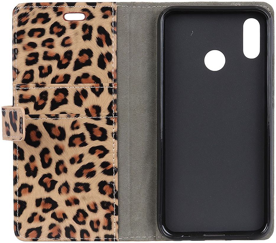 Huawei P Smart Plus Portemonnee Hoesje met Luipaard Print afbeelding 7