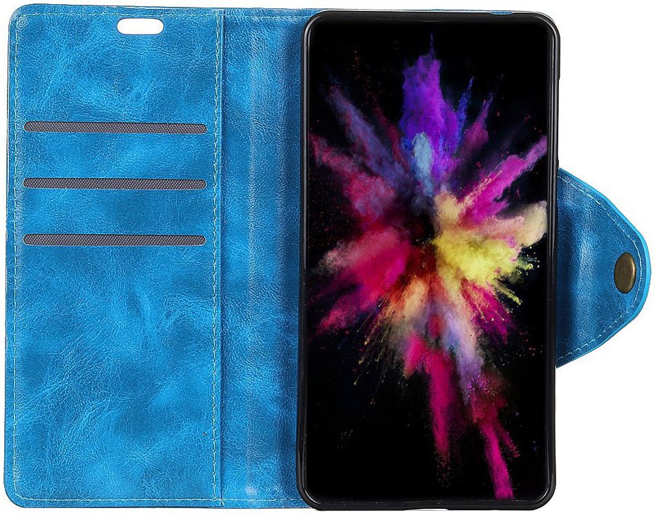 Huawei P Smart Plus Portemonnee Hoesje Blauw afbeelding 2