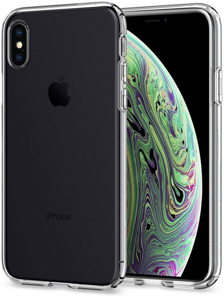 Spigen Liquid Crystal Apple iPhone XS Hoesje Clear afbeelding 2
