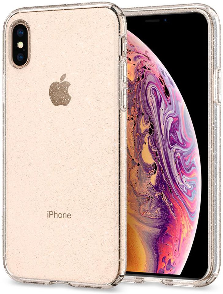 Spigen Liquid Crystal Apple iPhone XS Hoesje Glitter Quartz afbeelding 1