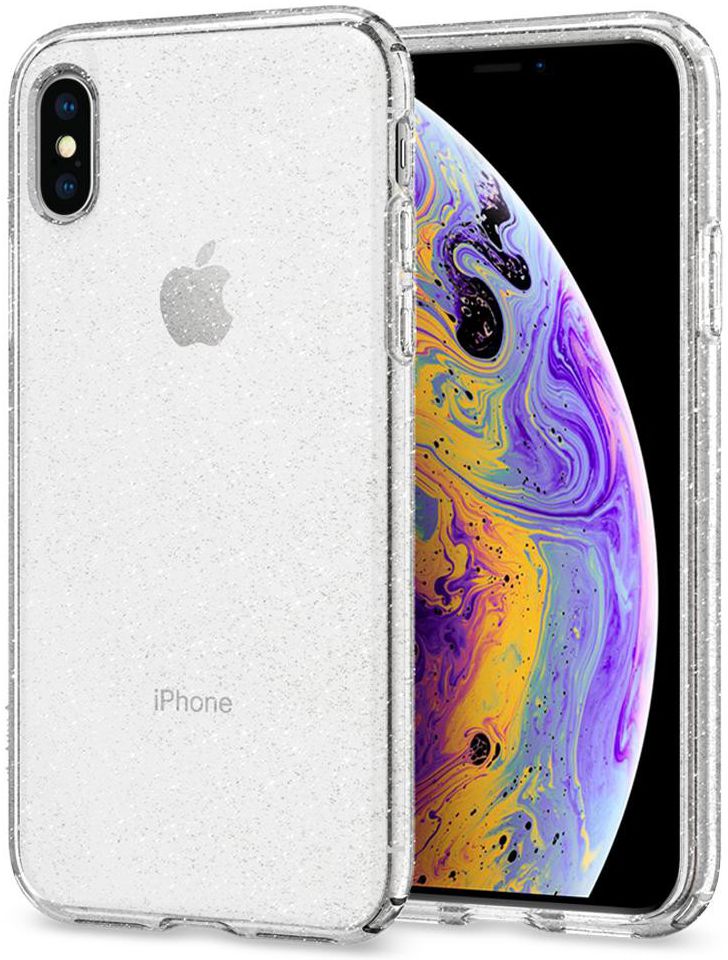 Spigen Liquid Crystal Apple iPhone XS Hoesje Glitter Quartz afbeelding 2