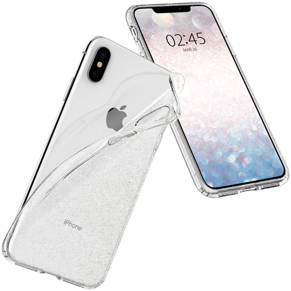 Spigen Liquid Crystal Apple iPhone XS Hoesje Glitter Quartz afbeelding 4