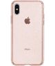 Spigen Liquid Crystal Apple iPhone XS Hoesje Glitter Rose Quartz