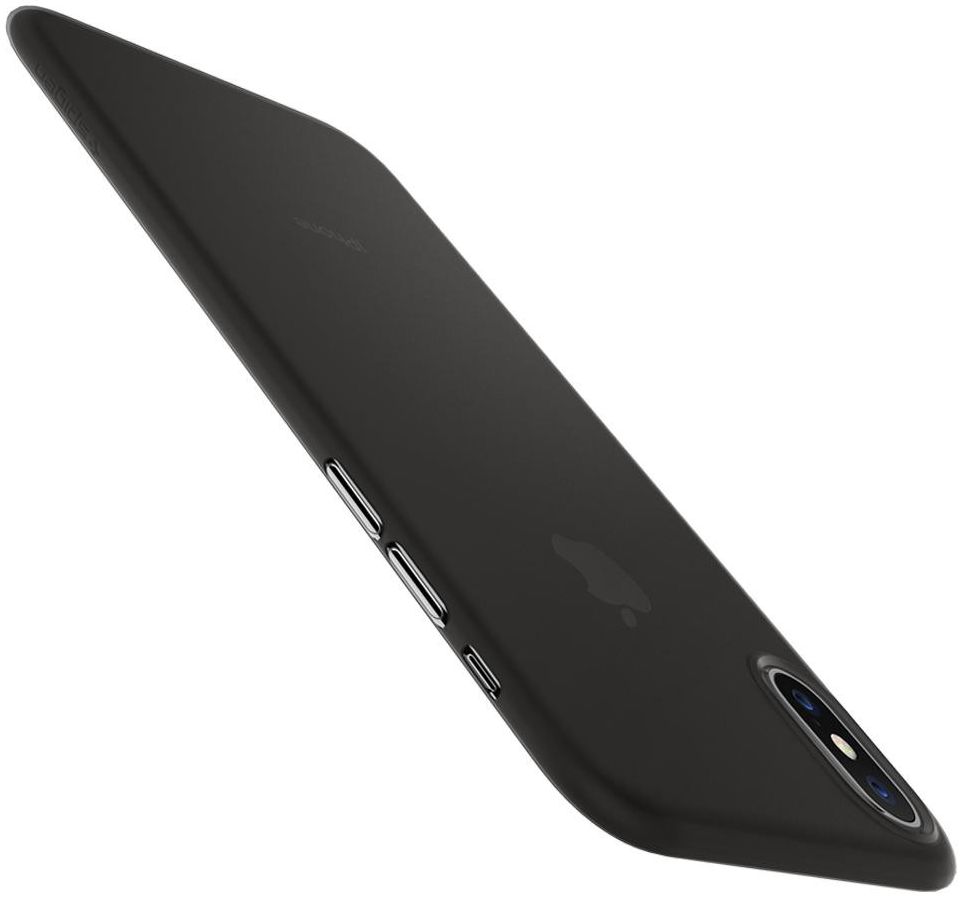 Spigen AirSkin Apple iPhone XS Case Black afbeelding 5