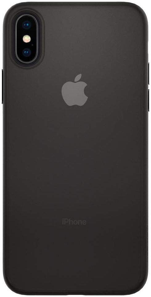 Spigen AirSkin Apple iPhone XS Case Black afbeelding 6