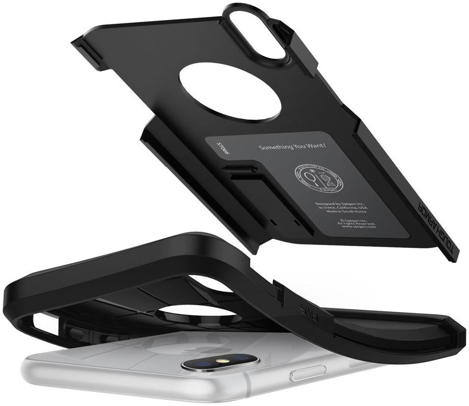 Spigen Tough Armor Case Apple iPhone XS Black afbeelding 2