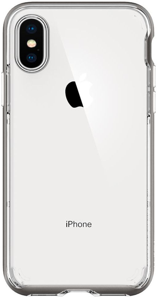 Spigen Neo Hybrid Crystal Case iPhone XS Gunmetal afbeelding 6