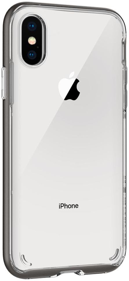 Spigen Neo Hybrid Crystal Case iPhone XS Gunmetal afbeelding 7