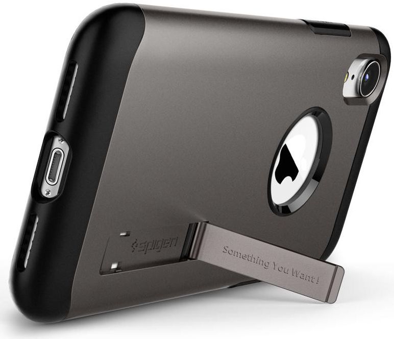 Spigen Slim Armor Hoesje Apple iPhone XR Gunmetal afbeelding 5