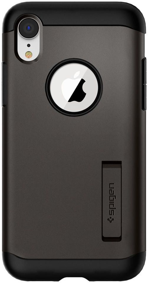 Spigen Slim Armor Hoesje Apple iPhone XR Gunmetal afbeelding 6