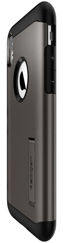 Spigen Slim Armor Hoesje Apple iPhone XR Gunmetal afbeelding 7