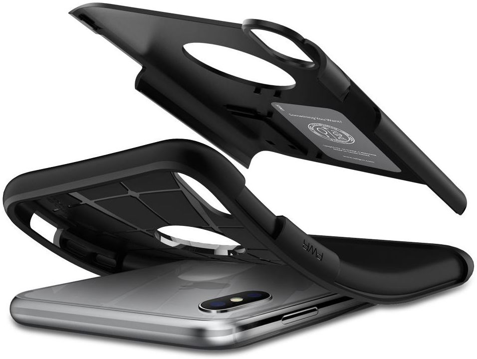 Spigen Slim Armor Hoesje Apple iPhone XR Zwart afbeelding 3