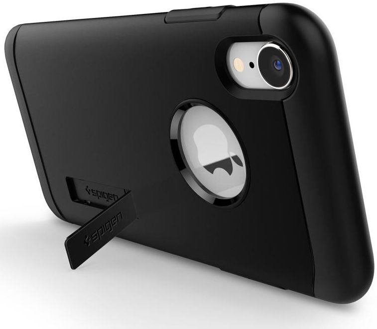 Spigen Slim Armor Hoesje Apple iPhone XR Zwart afbeelding 4