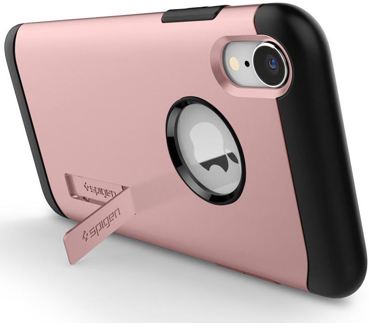 Spigen Slim Armor Hoesje Apple iPhone XR Rose Gold afbeelding 4