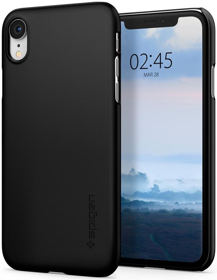 Spigen Thin Fit Case Apple iPhone XR Black afbeelding 1