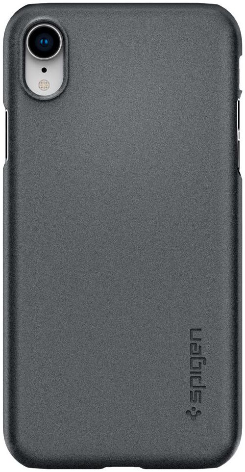 Spigen Thin Fit Case Apple iPhone XR Graphite Grey afbeelding 4