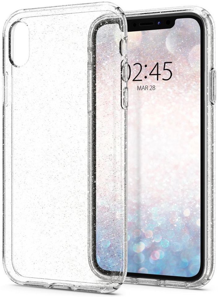 Spigen Liquid Crystal Apple iPhone XR Hoesje Crystal Glitter Quartz afbeelding 1