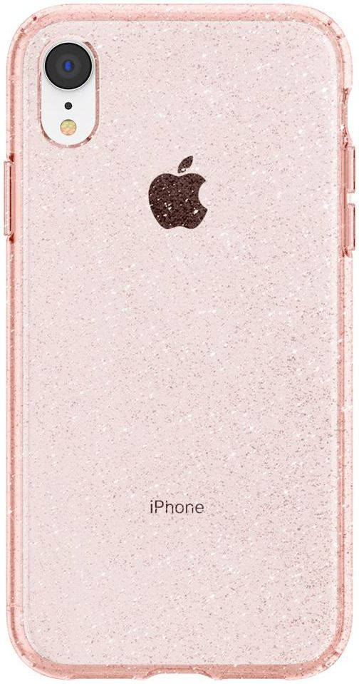 Spigen Liquid Crystal Apple iPhone XR Hoesje Crystal Glitter Rose afbeelding 4