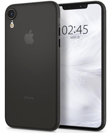 Spigen Air Skin Case Apple iPhone XR Zwart Hoesjes