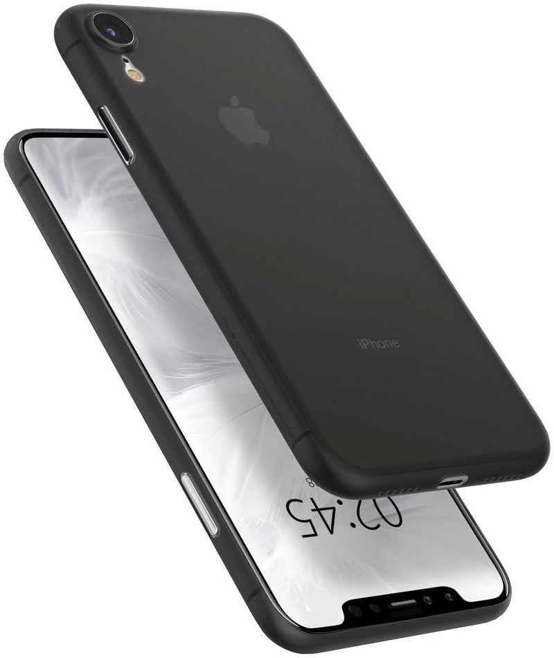 Spigen Air Skin Case Apple iPhone XR Zwart afbeelding 3