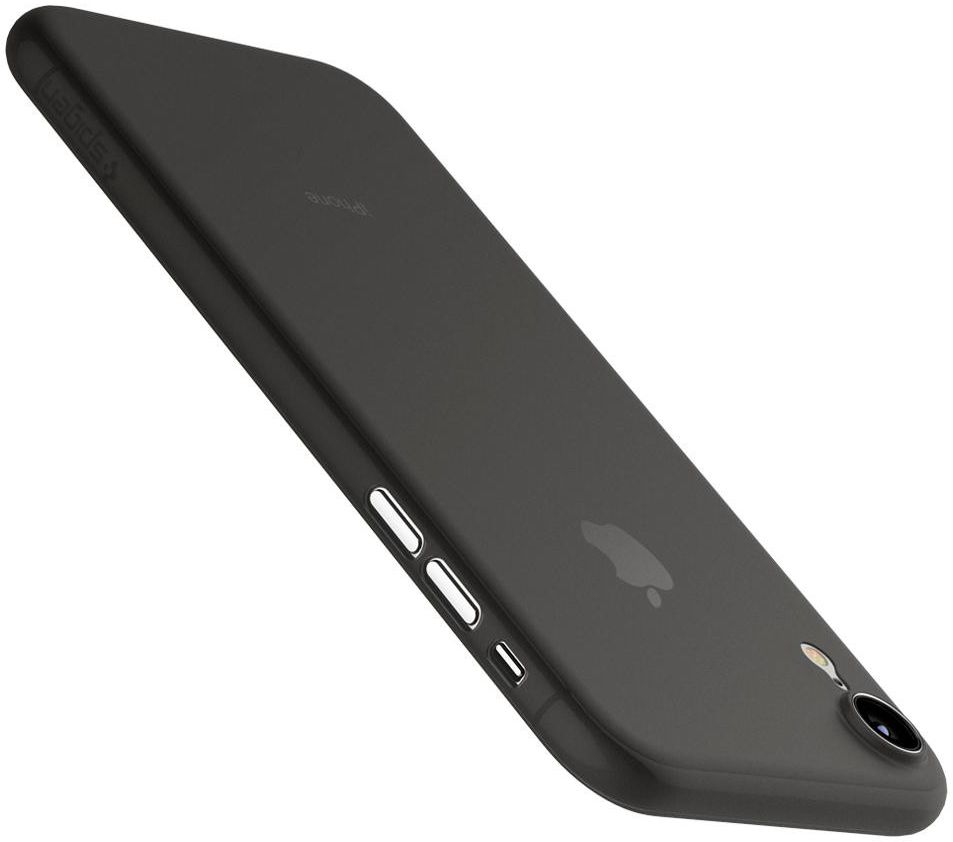 Spigen Air Skin Case Apple iPhone XR Zwart afbeelding 5