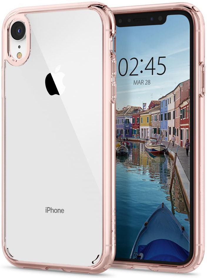 Spigen Ultra Hybrid Hoesje Apple iPhone XR Rose Crystal afbeelding 1