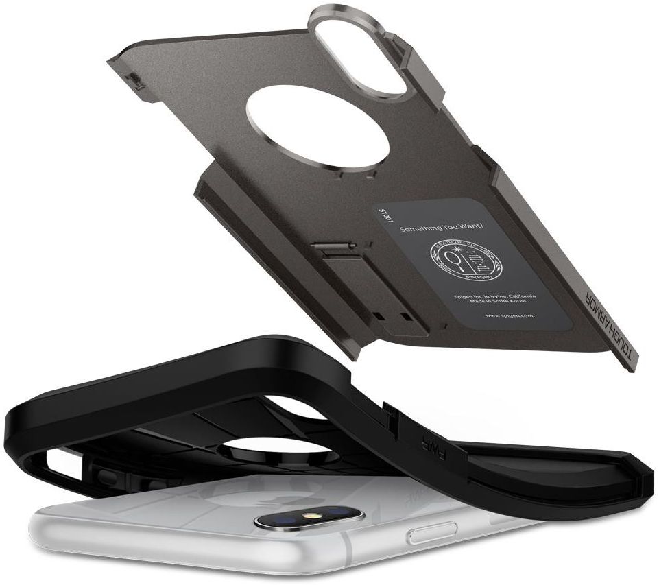Spigen Tough Armor Case Apple iPhone XR Gunmetal afbeelding 3