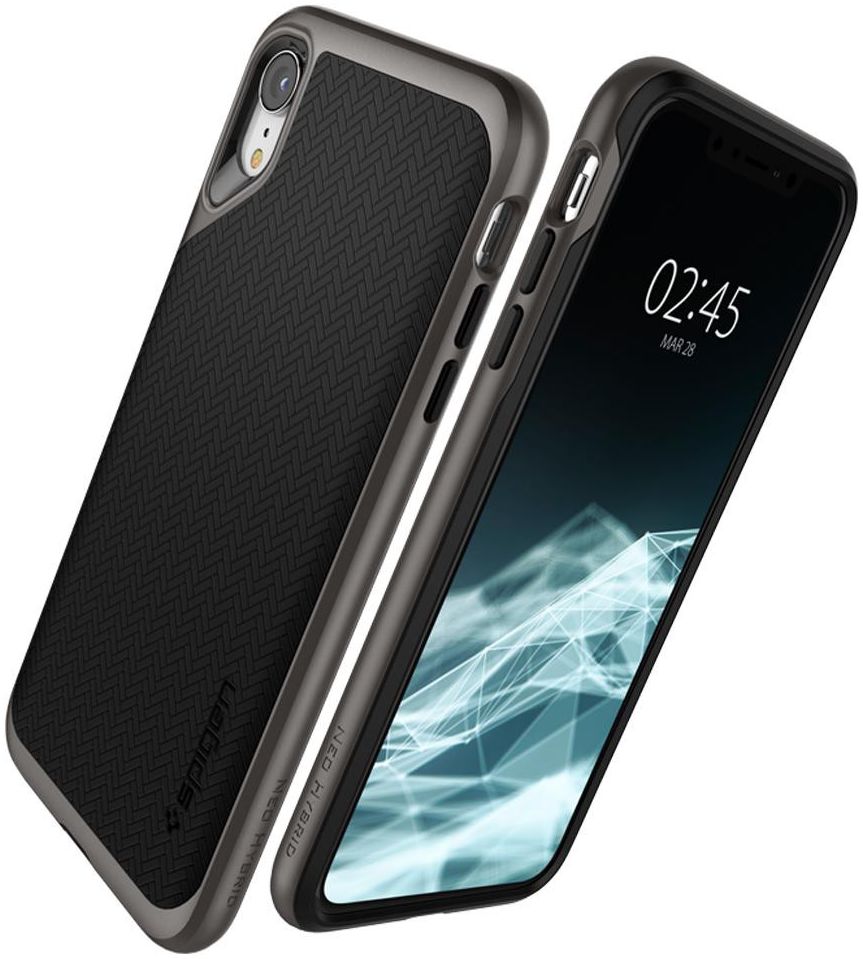 Spigen Neo Hybrid Hoesje Apple iPhone XR Gunmetal afbeelding 2