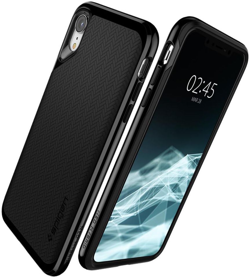 Spigen Neo Hybrid Hoesje Apple iPhone XR Jet Black afbeelding 2