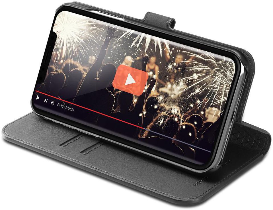 Spigen Wallet S Book Case Apple iPhone XR Zwart afbeelding 5