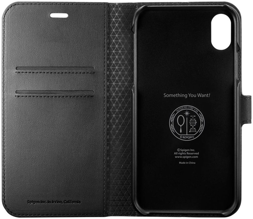 Spigen Wallet S Book Case Apple iPhone XR Zwart afbeelding 8