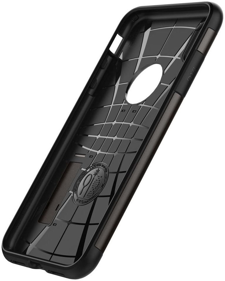 Spigen Slim Armor Hoesje Apple iPhone XS Max Gunmetal afbeelding 6