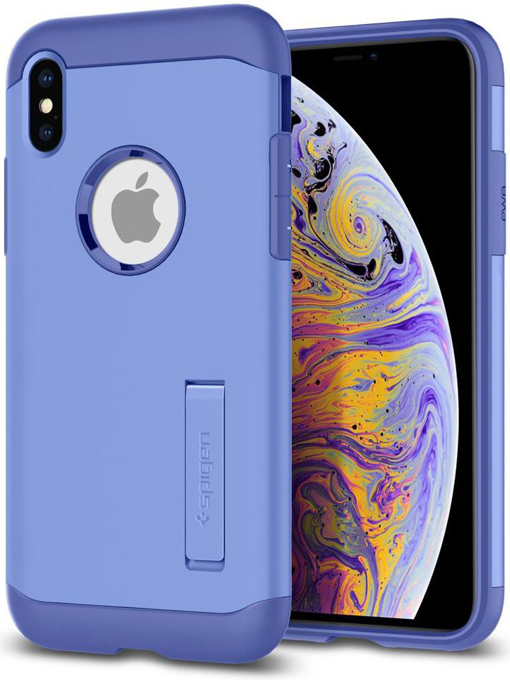 Spigen Slim Armor Hoesje Apple iPhone XS Max Violet afbeelding 1