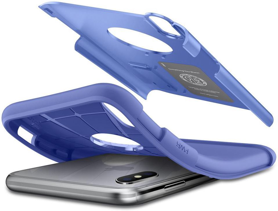 Spigen Slim Armor Hoesje Apple iPhone XS Max Violet afbeelding 3