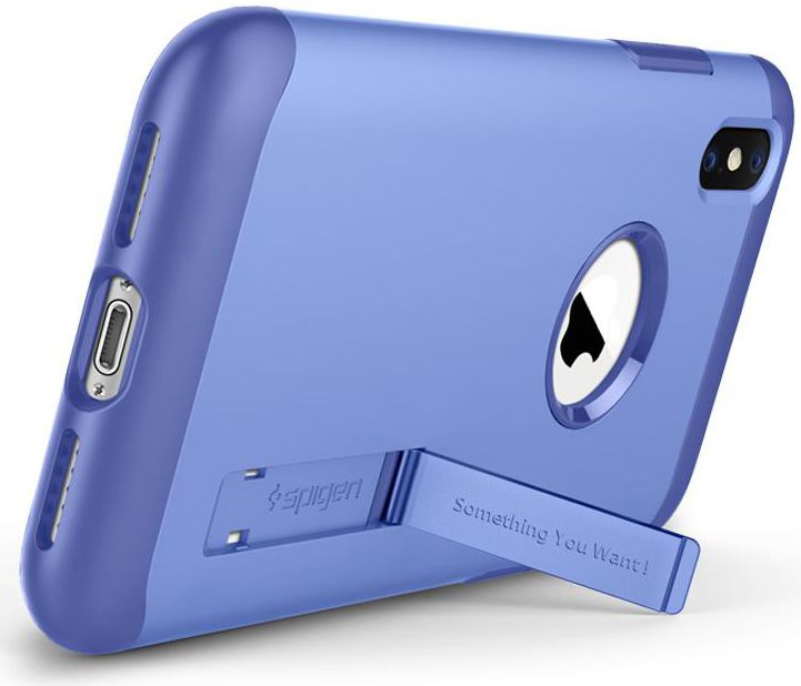 Spigen Slim Armor Hoesje Apple iPhone XS Max Violet afbeelding 4