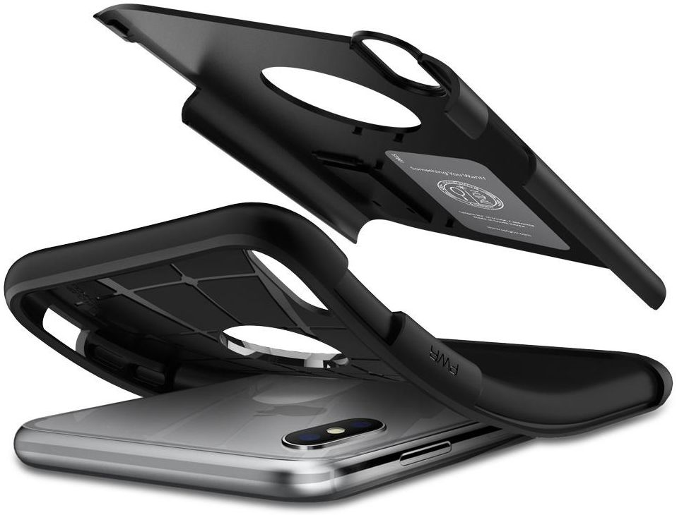 Spigen Slim Armor Hoesje Apple iPhone XS Max Black afbeelding 3