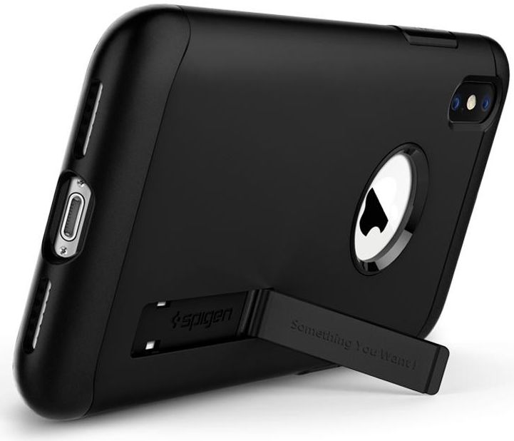Spigen Slim Armor Hoesje Apple iPhone XS Max Black afbeelding 4