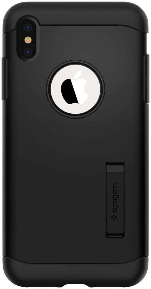 Spigen Slim Armor Hoesje Apple iPhone XS Max Black afbeelding 7
