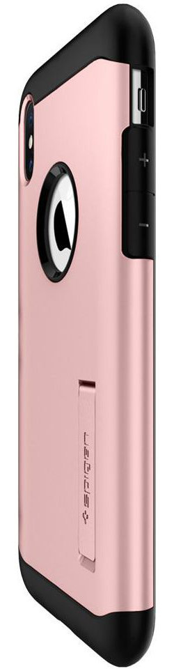 Spigen Slim Armor Hoesje Apple iPhone XS Max Rose Gold afbeelding 6