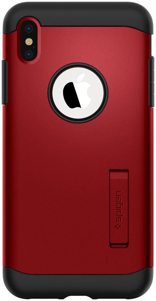 Spigen Slim Armor Hoesje Apple iPhone XS Max Merlot Red afbeelding 5