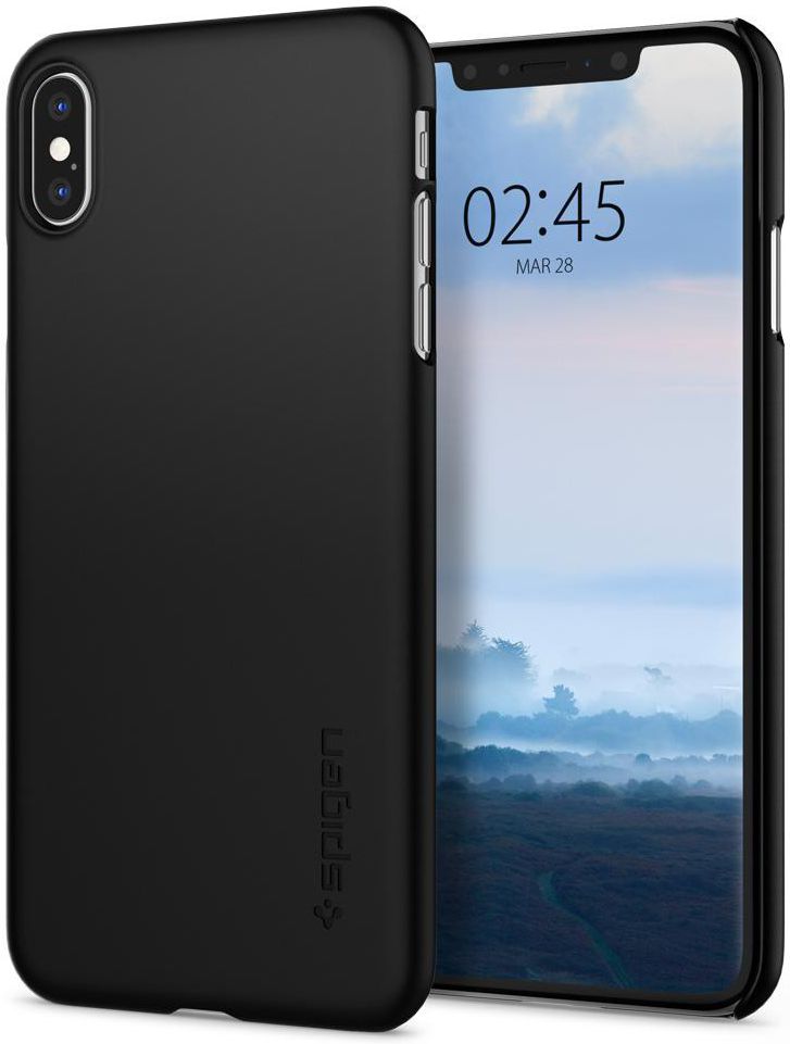 Spigen Thin Fit A Case Apple iPhone XS Max Black afbeelding 1