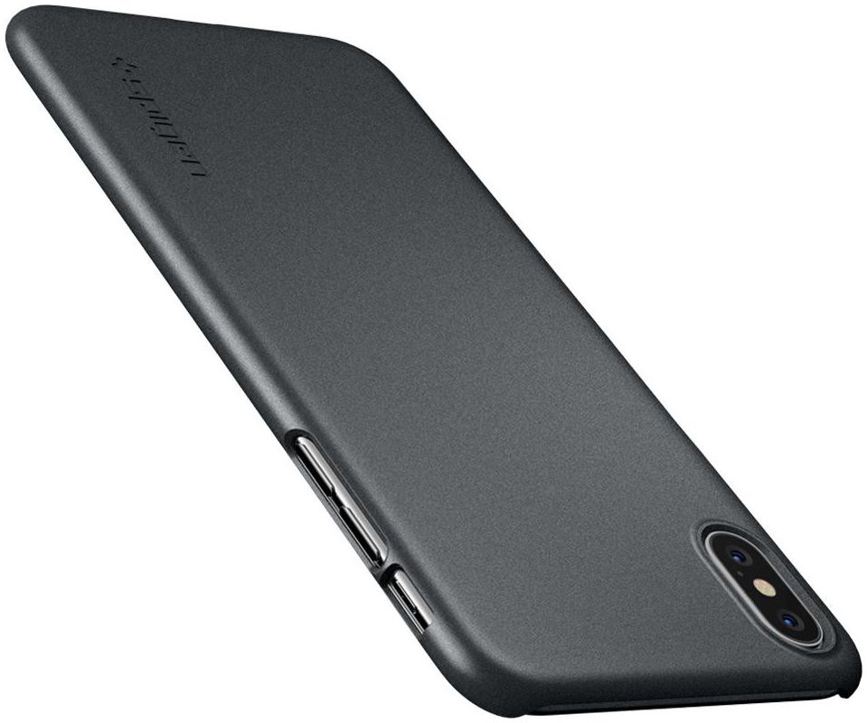 Spigen Thin Fit A Case Apple iPhone XS Max Graphite Gray afbeelding 3