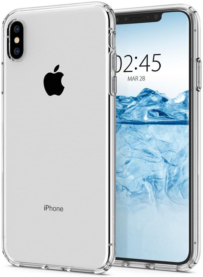 Spigen Liquid Crystal Apple iPhone XS Max Hoesje Crystal Clear afbeelding 1