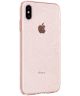 Spigen Liquid Crystal Apple iPhone XS Max Hoesje Glitter Rose Quartz