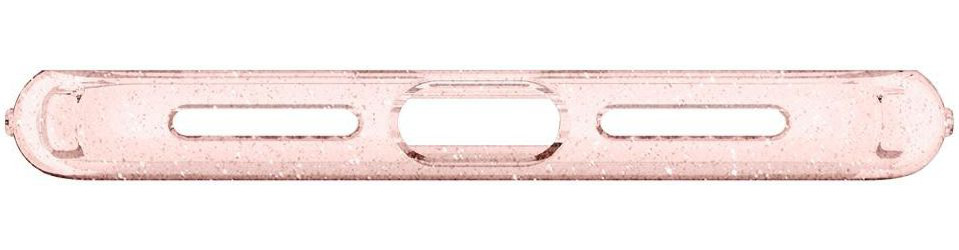 Spigen Liquid Crystal Apple iPhone XS Max Hoesje Glitter Rose Quartz afbeelding 6