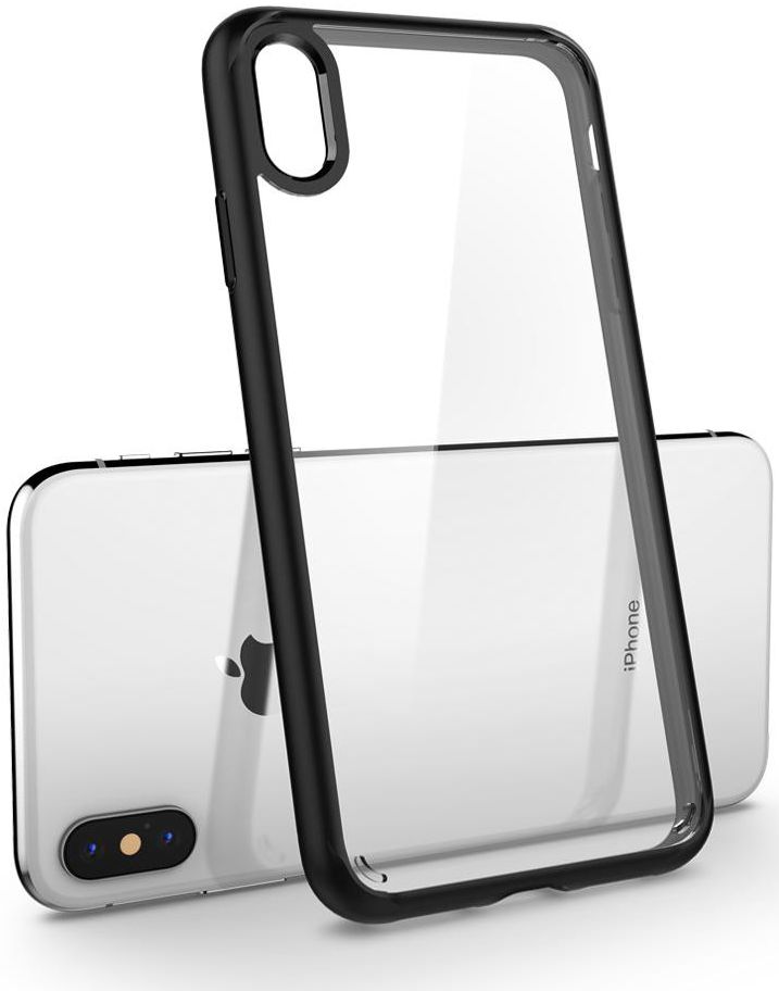 Spigen Ultra Hybrid Hoesje Apple iPhone XS Max Matte Zwart afbeelding 2