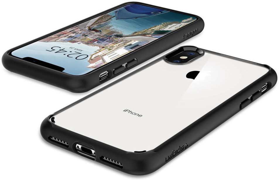 Spigen Ultra Hybrid Hoesje Apple iPhone XS Max Matte Zwart afbeelding 3