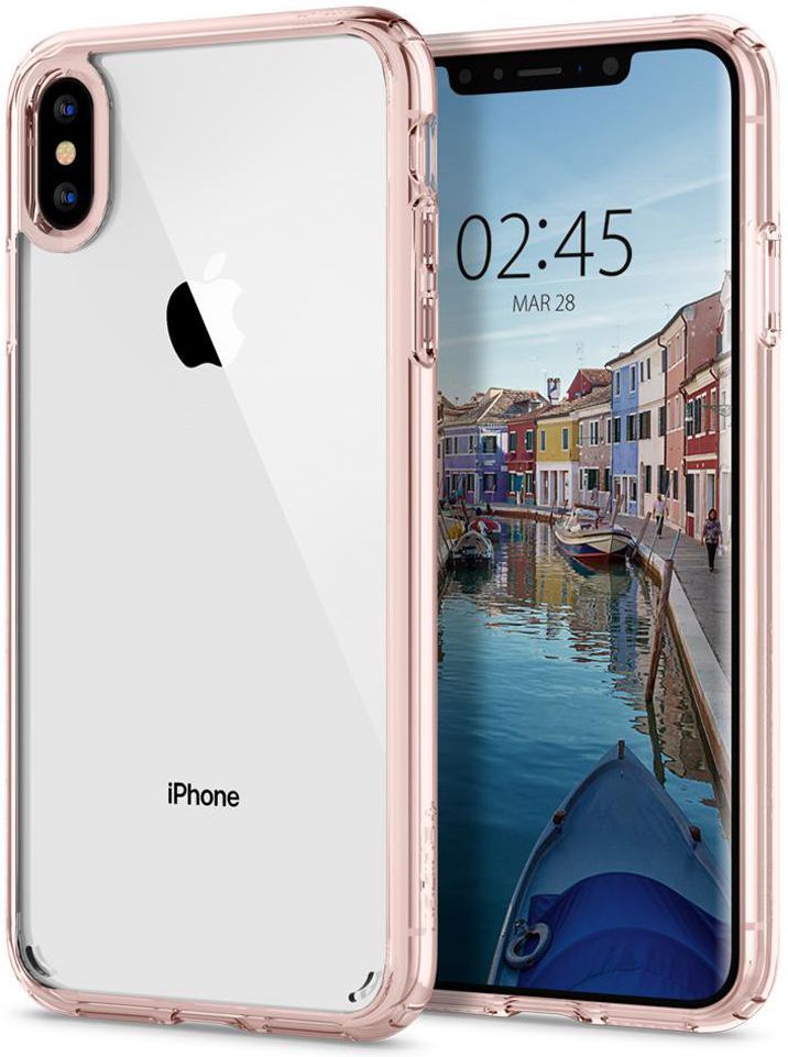 Spigen Ultra Hybrid Hoesje Apple iPhone XS Max Rose Crystal afbeelding 1