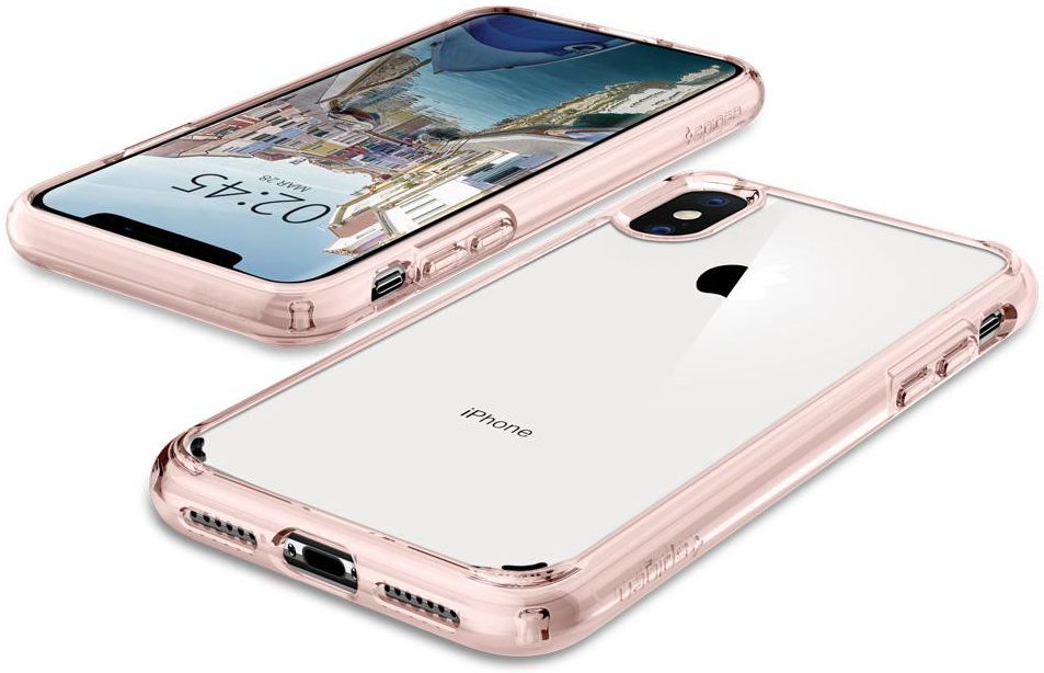 Spigen Ultra Hybrid Hoesje Apple iPhone XS Max Rose Crystal afbeelding 3